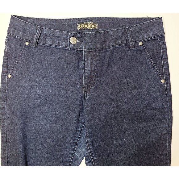 Women's DJeans Dark Blue Stretch Jeans  No Size Please see Measurements - Picture 4 of 13
